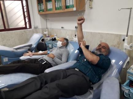 گزارش تصویری از اهدای خون  اعضای هیأت علمی و کارکنان دانشگاه آزاد اسلامی واحد لاهیجان